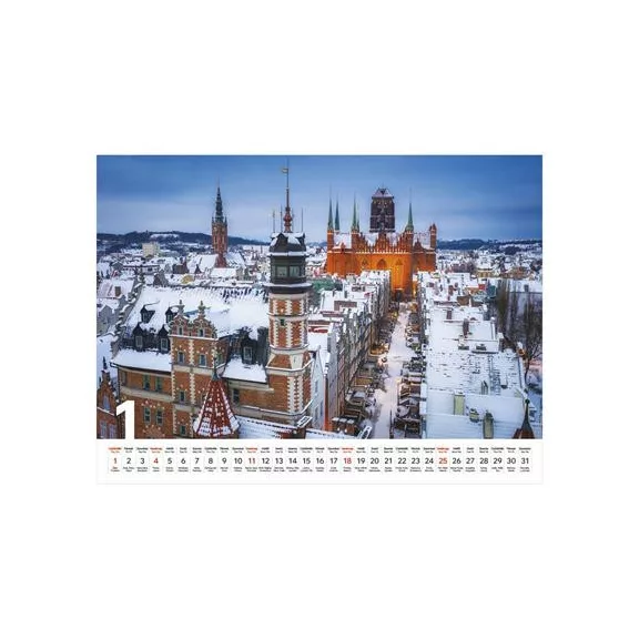 Naptár, fali, TOPTIMER, "Európa"