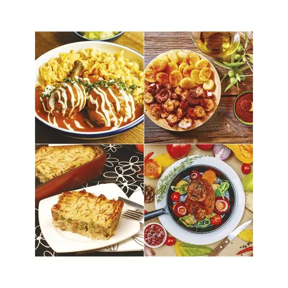 Naptár, fali, TOPTIMER "Ételreceptek"