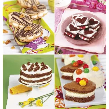 Naptár, fali, TOPTIMER "Desszertek"