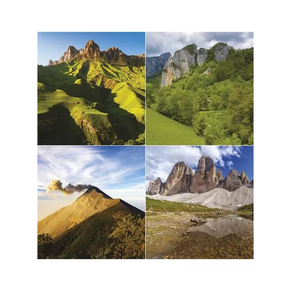 Naptár, fali, TOPTIMER "Hegyek"