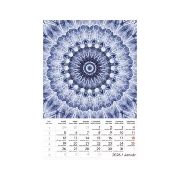 Naptár, fali, TOPTIMER "Mandala"