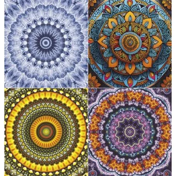 Naptár, fali, TOPTIMER "Mandala"