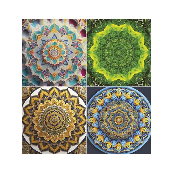 Naptár, fali, TOPTIMER "Mandala"