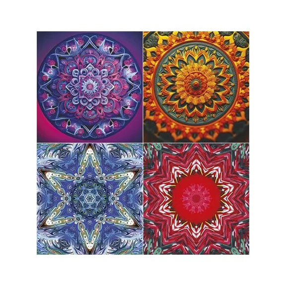 Naptár, fali, TOPTIMER "Mandala"