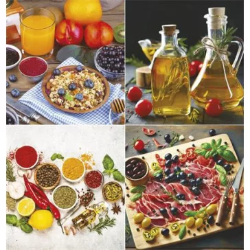 Naptár, fali, TOPTIMER "Gourmet"