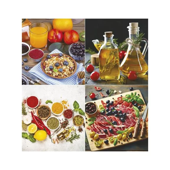 Naptár, fali, TOPTIMER "Gourmet"