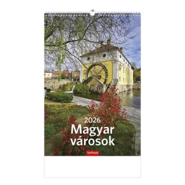 Naptár, fali, TOPTIMER "Magyar városok"