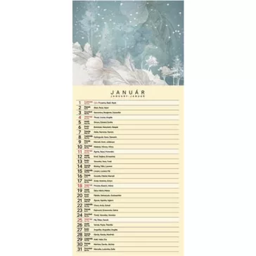 Naptár, fali, tervező, TOPTIMER "Vintage"