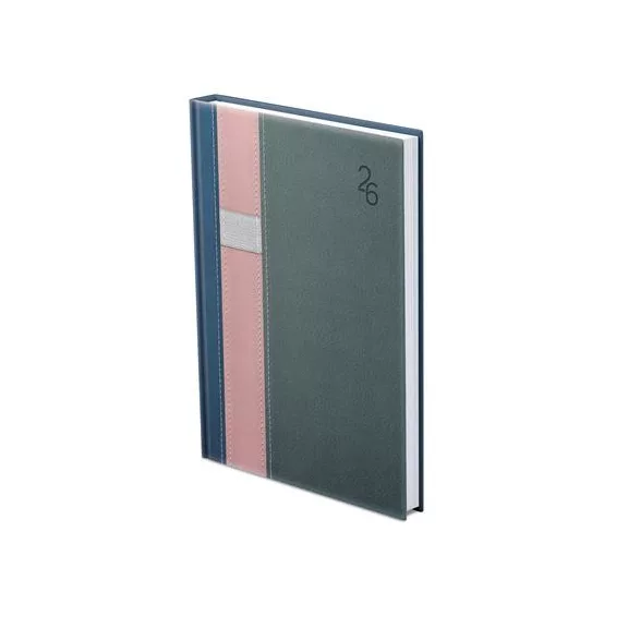 Naptár, tervező, B5, heti, TOPTIMER "Vario", kék-rózsaszín-szürke