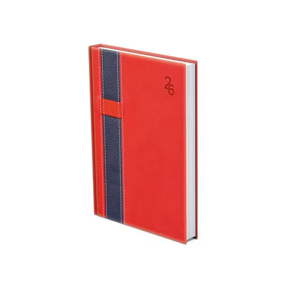 Naptár, tervező, A5, napi, TOPTIMER "Vario", piros-kék