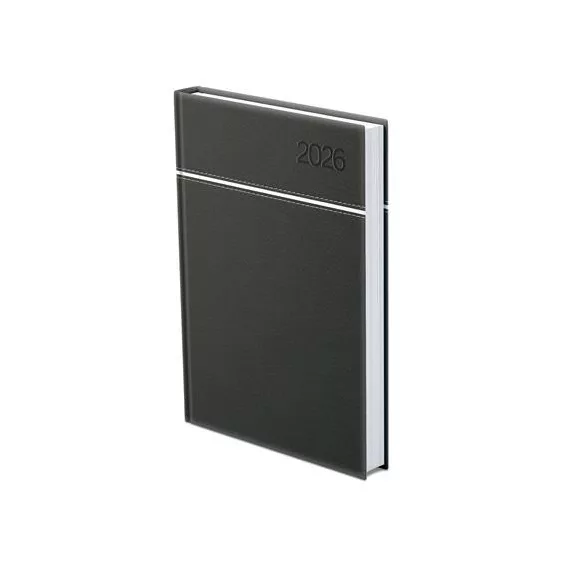 Naptár, tervező, A5, napi, TOPTIMER, "Young", fekete-fehér