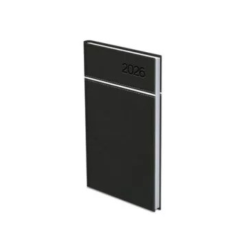   Zsebnaptár, álló elrendezésű, TOPTIMER, "Young", fekete-fehér