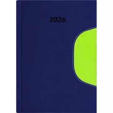   Naptár, tervező, B5, heti, DAYLINER "Memphis", kék-zöld