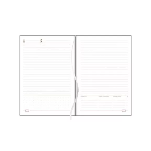 Tárgyalási napló, B5, DAYLINER, "Memphis", kék-zöld