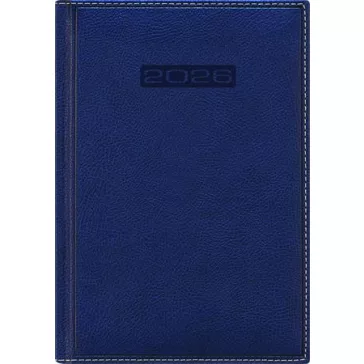   Naptár, tervező, A5, napi, DAYLINER, "Sherwood", kék