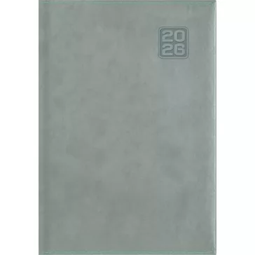   Naptár, tervező, A5, napi, DAYLINER "Square", szürkéskék