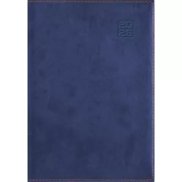   Naptár, tervező, B5, heti, DAYLINER "Square", kék