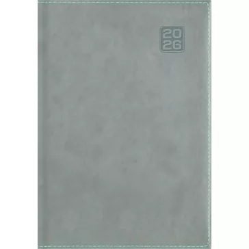   Naptár, tervező, B5, heti, DAYLINER "Square", szürkéskék