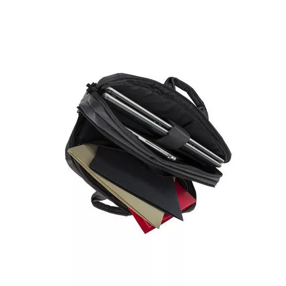 Notebook táska, hátizsákká alakítható, 16", RIVACASE "Central 8290", fekete