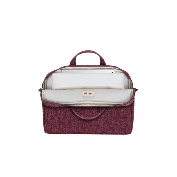 Notebook táska, 14", RIVACASE "Anvik 7921", burgundi vörös