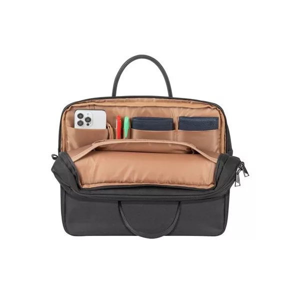 Notebook táska, 15,6" RIVACASE "Clark ECO 8134", fekete