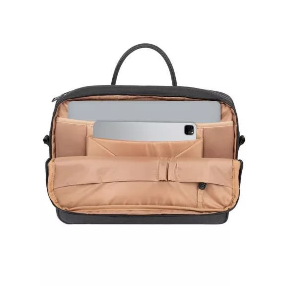 Notebook táska, 15,6" RIVACASE "Clark ECO 8134", fekete