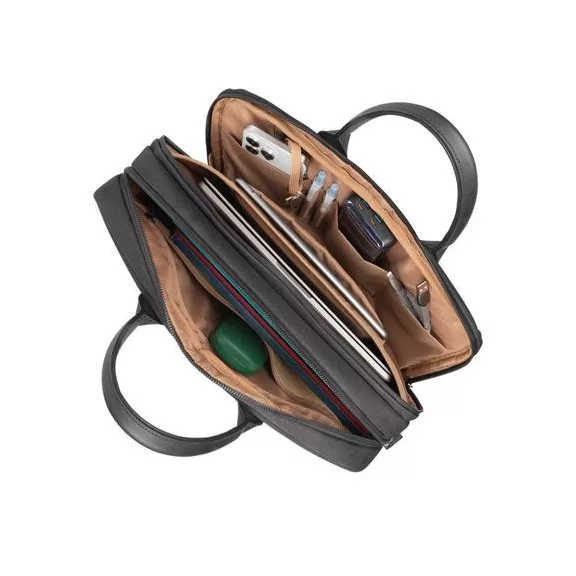 Notebook táska, 15,6" RIVACASE "Clark ECO 8134", fekete