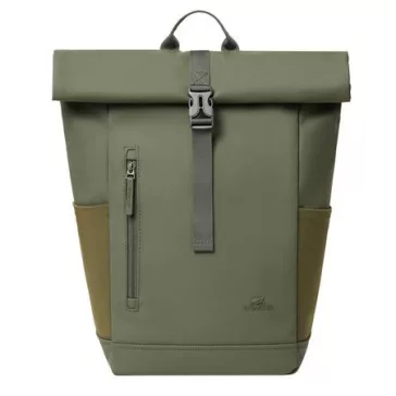   Notebook hátizsák, 14", 17L, rolltop, RIVACASE "Eden ECO 7826", olivazöld