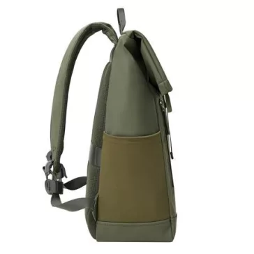   Notebook hátizsák, 14", 17L, rolltop, RIVACASE "Eden ECO 7826", olivazöld