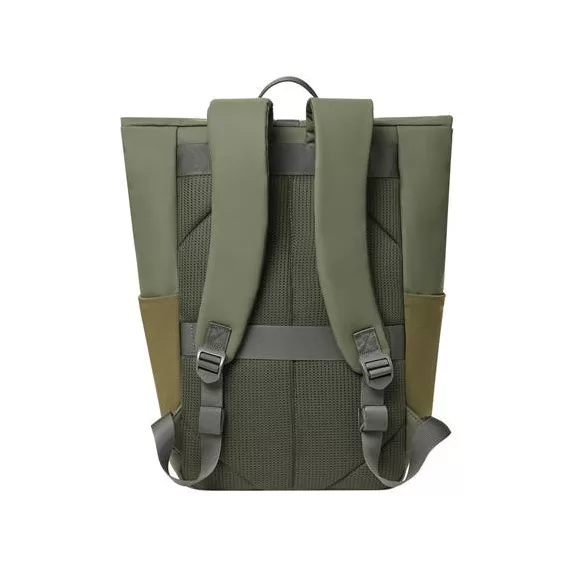 Notebook hátizsák, 14", 17L, rolltop, RIVACASE "Eden ECO 7826", olivazöld