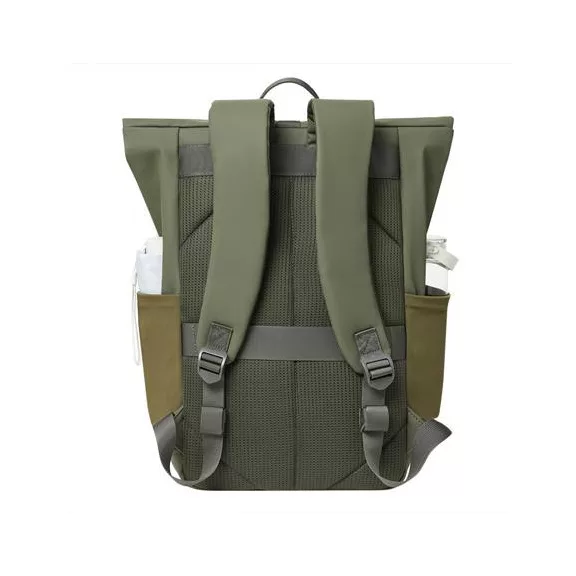 Notebook hátizsák, 14", 17L, rolltop, RIVACASE "Eden ECO 7826", olivazöld