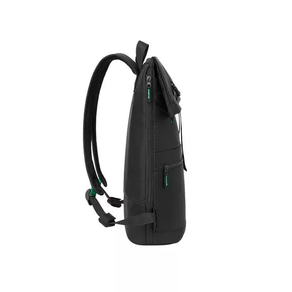 Notebook hátizsák, 15,6", rolltop, 15L, RIVACASE "Gremio ECO 5567", fekete