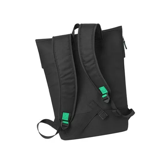Notebook hátizsák, 15,6", rolltop, 15L, RIVACASE "Gremio ECO 5567", fekete