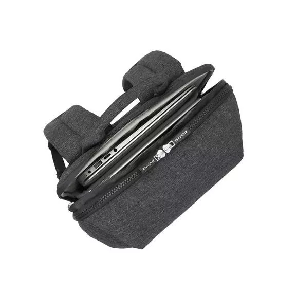 Notebook hátizsák, 15,6", MacBook Pro és Ultrabook, RIVACASE "Lantau 8861", sötétszürke