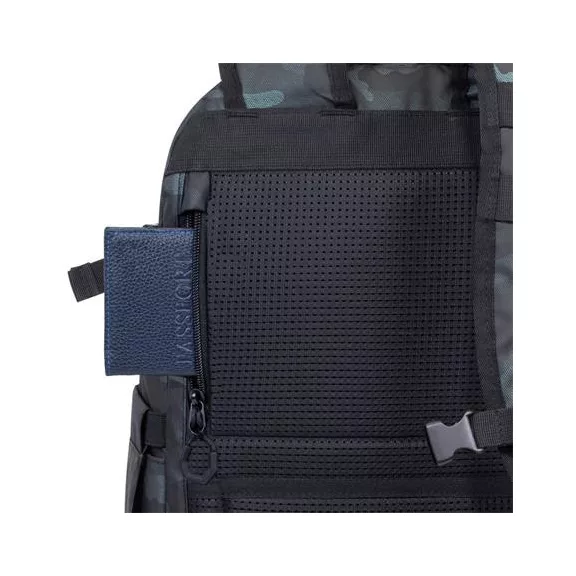Notebook hátizsák, 15,6", 28L, RIVACASE "7631 Sherwood Navy Camo", fekete-terepminta