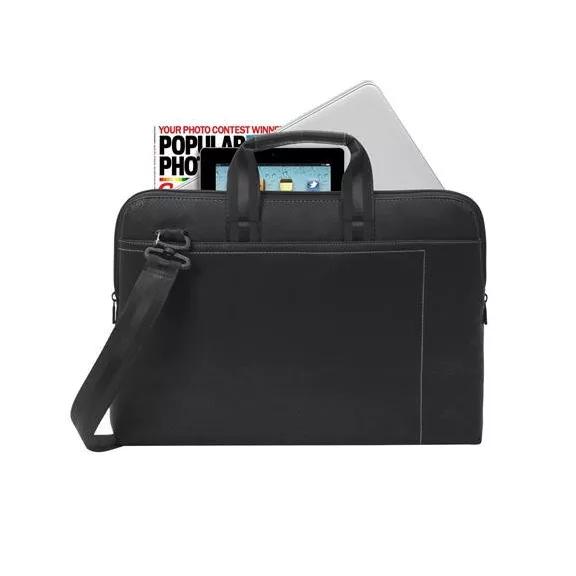 Notebook táska, slim, 15,6", RIVACASE "Orly 8930" fekete