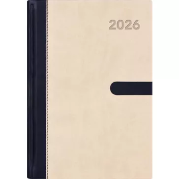   Naptár, tervező, A5, heti, DAYLINER "Winner", bézs