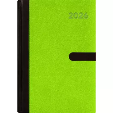   Naptár, tervező, A5, heti, DAYLINER, "Winner", zöld