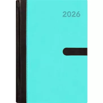   Naptár, tervező, A5, napi, DAYLINER, "Winner", kék