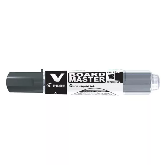 Táblamarker, 2,2-5,2 mm, vágott, PILOT "V-Board Master", fekete