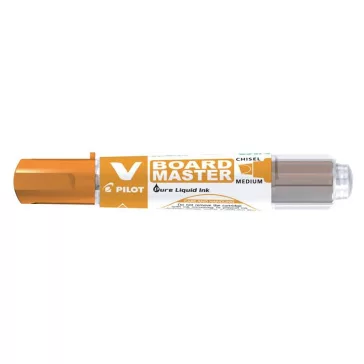   Táblamarker, 2,2-5,2 mm, vágott, PILOT "V-Board Master", narancssárga