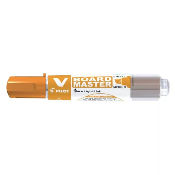 Táblamarker, 2,2-5,2 mm, vágott, PILOT "V-Board Master", narancssárga