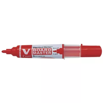   Táblamarker, 2,2-5,2 mm, vágott, PILOT "V-Board Master", piros