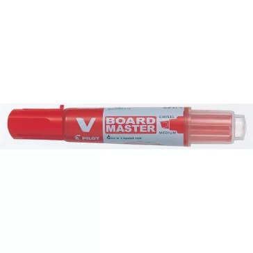   Táblamarker, 2,2-5,2 mm, vágott, PILOT "V-Board Master", piros