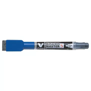  Táblamarker, törlőkupakkal, 1,3 mm, EF, kúpos, PILOT "V-Board Master S", kék