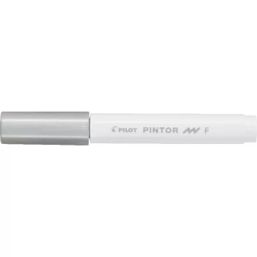 Dekormarker, 1 mm, PILOT "Pintor F", ezüst