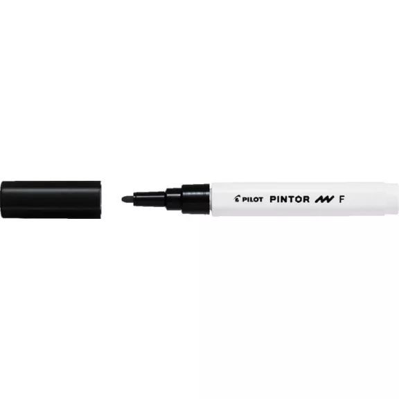 Dekormarker, 1 mm, PILOT "Pintor F", fekete