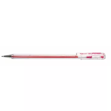   Golyóstoll, 0,35 mm, kupakos, PENTEL "Superb BK77", rózsaszín