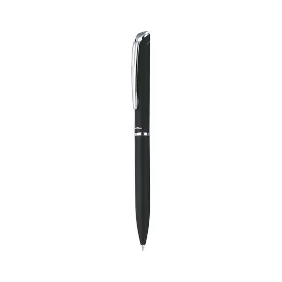 Zseléstoll, 0,35 mm, rotációs, fekete tolltest, PENTEL "EnerGel BL-2007", fekete, ajándék kék betéttel