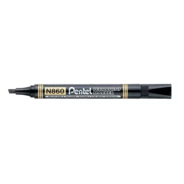   Alkoholos marker, 0,6-4,5 mm, vágott, PENTEL "N860", fekete